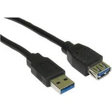 MicroConnect USB A - USB A M-F 3.0 3m