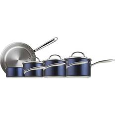 Prestige Stainless Steel Cookware Sets Prestige Optisteel Cookware Set with lid 5 Parts