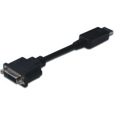 M-CAB DVI-DisplayPort M-F 0.2m