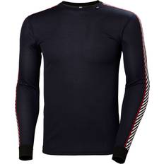 Homme - Ski Hauts de Couche de Base Helly Hansen Lifa Stripe Crew Men - Navy