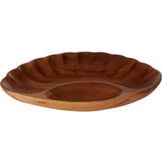 Wood Serving Dishes Premier Housewares Kora 2 Compartment Clamshell Serving Dish