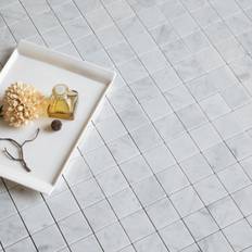 Vit kakel 5 x 5 ArtStone Bianco Carrara C CTR-MM-S17124 5x5cm