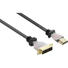 HDMI-DVI Câbles Renkforce HDMI - DVI-D Single Link 1.8m