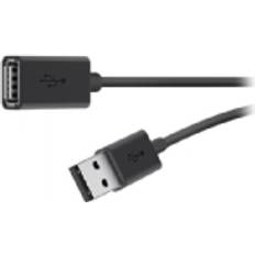 Belkin USB A-USB A - USB-kabel Kablar Belkin USB A - USB A 2.0 M-F 4.8m