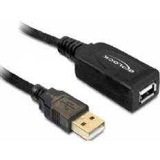 DeLock Active USB A - USB A M-F 2.0 15m