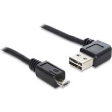 DeLock Easy-USB USB A (angled) - USB Micro-B 2.0 2m