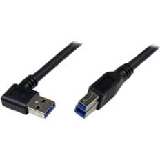 Cables SuperSpeed USB A (angled) - USB B 3.0 1m