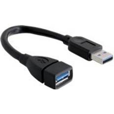 DeLock Extension USB A-USB A 3.0 M-F 0.2m