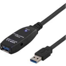 Deltaco Prime Active USB A - USB A M-F 3.0