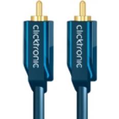 Koaksialkabler til lyd ClickTronic Casual Coax 1RCA - 1RCA M-M 2m