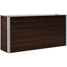 vidaXL Letto Rialzato Giardino Marrone 160x40x77 cm 40x160x77cm