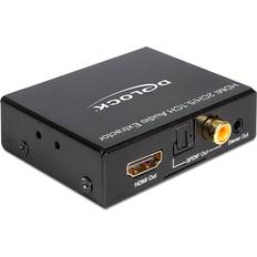 DeLock HDMI-HDMI/TOSLINK/3.5mm/RCA F-F Adapter