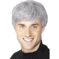 Grey Short Wigs Fancy Dress Smiffys Corporate Wig