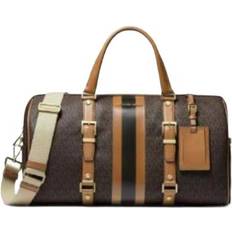 Michael Kors Bedford Travel Extra-Large Logo Stripe Weekender Bag - Brown/Acorn