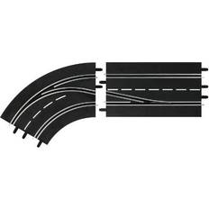 1:24 Racerbaner Carrera Lane Change Curve Left in to out