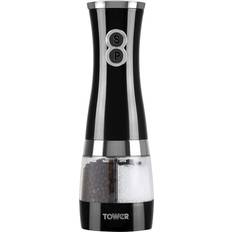 Tower Duo Black Salt Mill, Pepper Mill 21.6cm