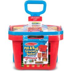 Melissa & Doug Lekesett Melissa & Doug Fill & Roll Grocery Basket Play Set