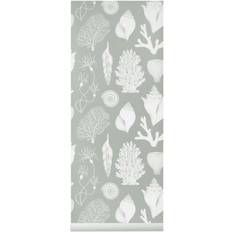 Ferm Living Tapetti Katie Scott Nautical, turkoosi