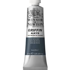 Grey Oil Paint Winsor & Newton Griffin Alkyd Fast Drying Oil Colour Payne'S Gray 37ml