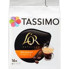 Tassimo Capsule di Caffè Tassimo L'Or Espresso Delicious 118.4g 16pcs 5Pacco