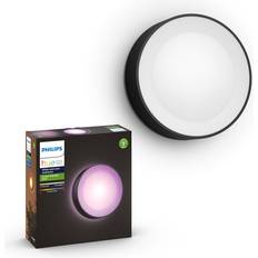 Philips Hue Applique LED White Color 15W iP44 Nero Plafoniera da Parete 22cm