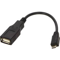 Conceptronic CAVO OTG USB A-USB Micro-B 2.0 M-F 0.2m