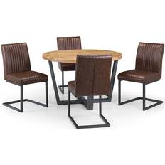 Julian Bowen Brooklyn Dining Set 120cm 5pcs