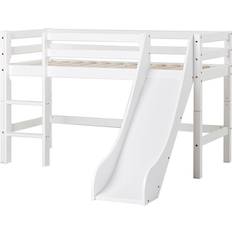 Rutschkanor Loftsängar Barnrum HoppeKids Basic Halfhigh Bed with Ladder & Slide 175x168cm