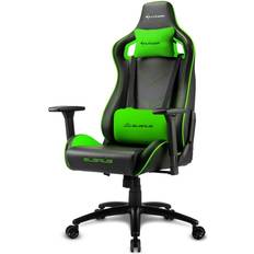 Sillas de juego Sharkoon Silla Gamer Elbrus 2 Negro Verde