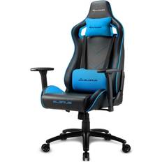 Sharkoon Sedia Gaming Elbrus 2 in Pelle Sintetica Colore Nero e Blu