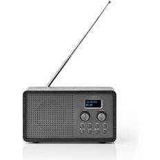 Nedis dab+ Nedis DAB+ Radio 1.3 Inch Mustavalkoinen Näyttö