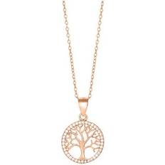 Joanli Nor Caia Necklace - Rose Gold/Transparent