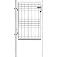 Silver Gates vidaXL Garden Gate 41.3x59.1"