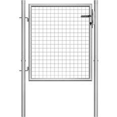 Silver Gates vidaXL Garden Gate 41.3x49.2"