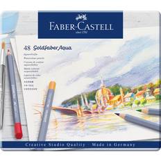 Matite acquerellabili Faber-Castell Goldfaber Aqua Watercolour Pencil Tin of 48