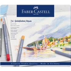 Matite acquerellabili Faber-Castell Goldfaber Aqua Watercolour Pencil Tin of 24