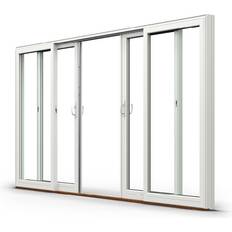 Vit Skjutdörrar NorDan NTech Skjutdörr Härdat glas S 0502-Y (460x200cm)