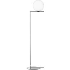 Stål Golvlampor Flos IC F2 Golvlampa 185.2cm