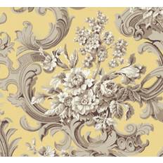 Lim & Handtryck Franska Buketten - Grey/Yellow (x109-52)