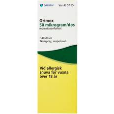 Orimox Orimox 50mg 140 doser Nässpray