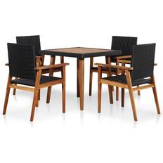 Ensembles repas de patio vidaXL 44074 Patio Dining Set, 1 Table incl. 4 Chairs