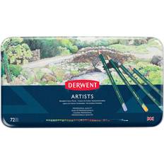 Derwent 72 Derwent Artists Colored Pencils Metal Tin 72 Count