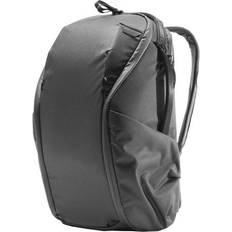 Peak Design everyday backpack zip 20l black, carry-on backpack with laptop sleeve (bedbz-20-bk-2)