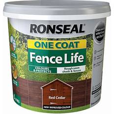 Ronseal One Coat Fence Life Peinture Bois Marron 5L