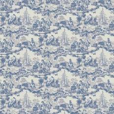 Lim & Handtryck Skeppsmotiv - Blue (x137-40)