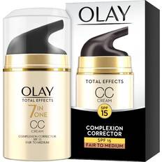 Anti-Età CC Cream Olay Total Effects 7 in 1 CC Cream Complexion Corrector Spf15 Fair To Medium 50ml