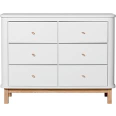 Vita Byråer Barnrum Oliver Furniture Wood Dresser 6 Drawers