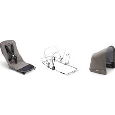 Gray Seat Fabrics Bugaboo Donkey2 Duo Fabric Set Mineral Collection