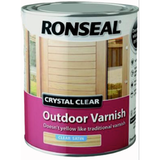 Ronseal Crystal Clear Outdoor Varnish Wood Protection Transparent 0.75L