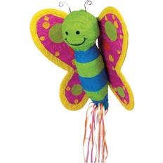 Plastic Piñatas Amscan Pinata and Pinata Sticks Pull Butterfly